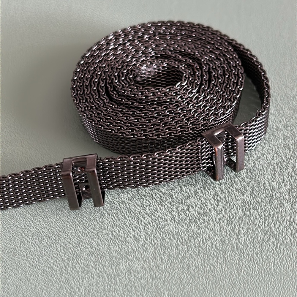 Helmut Lang Inspired Metal Chain Skinny Belt - Picture 8 of 12